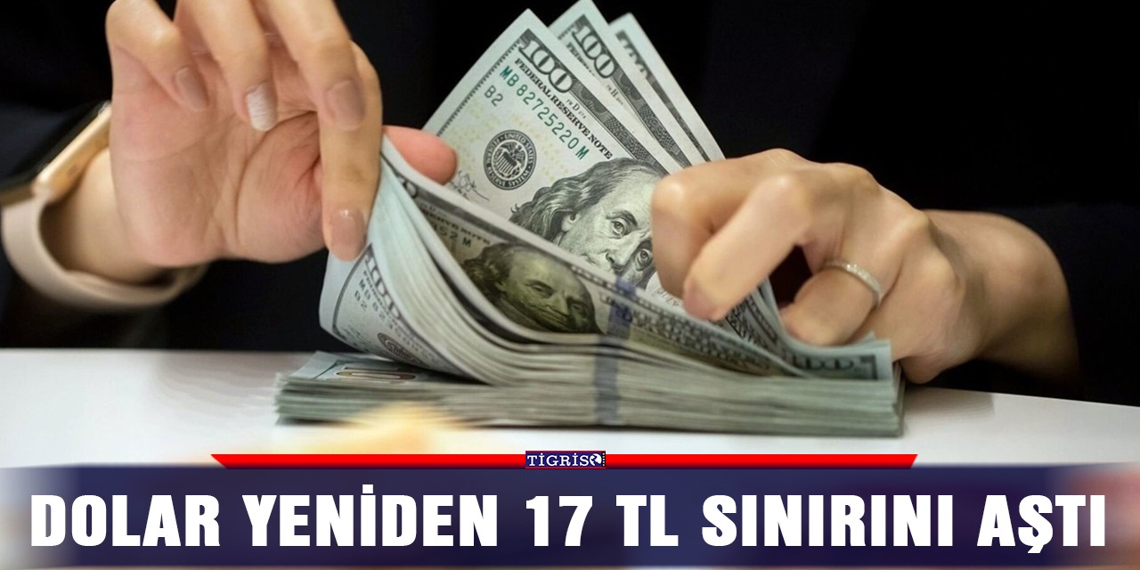 Dolar yeniden 17 TL sınırını aştı