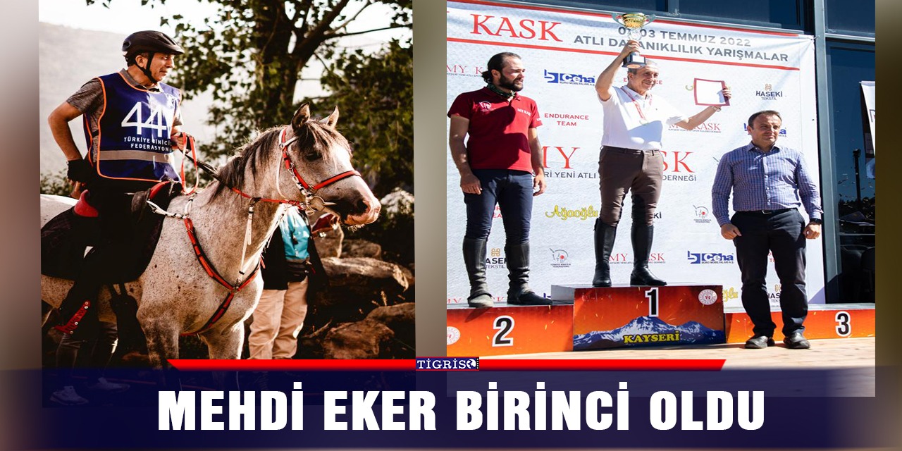 Mehdi Eker birinci oldu