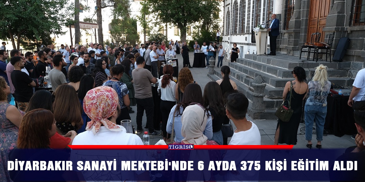 Diyarbakır Sanayi Mektebi'nde 6 ayda 375 kişi eğitim aldı