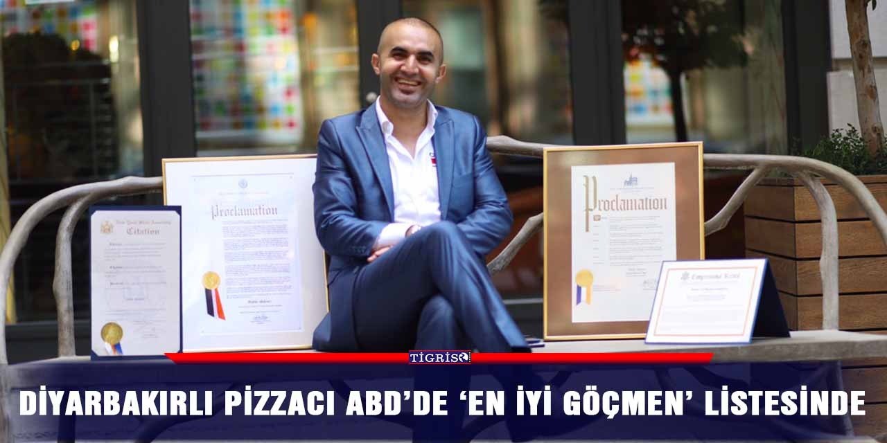 Diyarbakırlı pizzacı ABD’de ‘en iyi göçmen’ listesinde