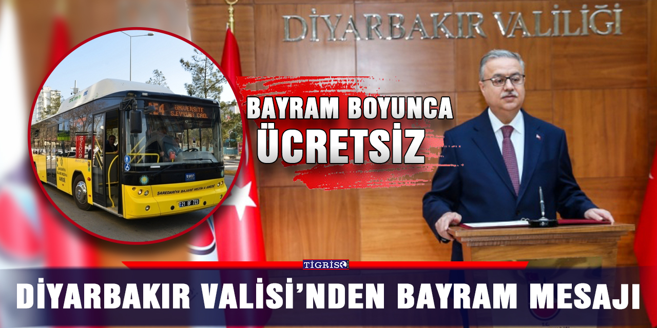 Diyarbakır Valisi’nden Bayram Mesajı