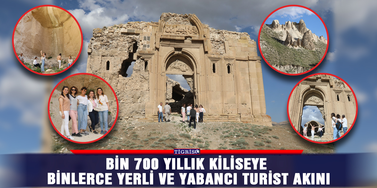 Bin 700 yıllık kiliseye binlerce yerli ve yabancı Turist akını