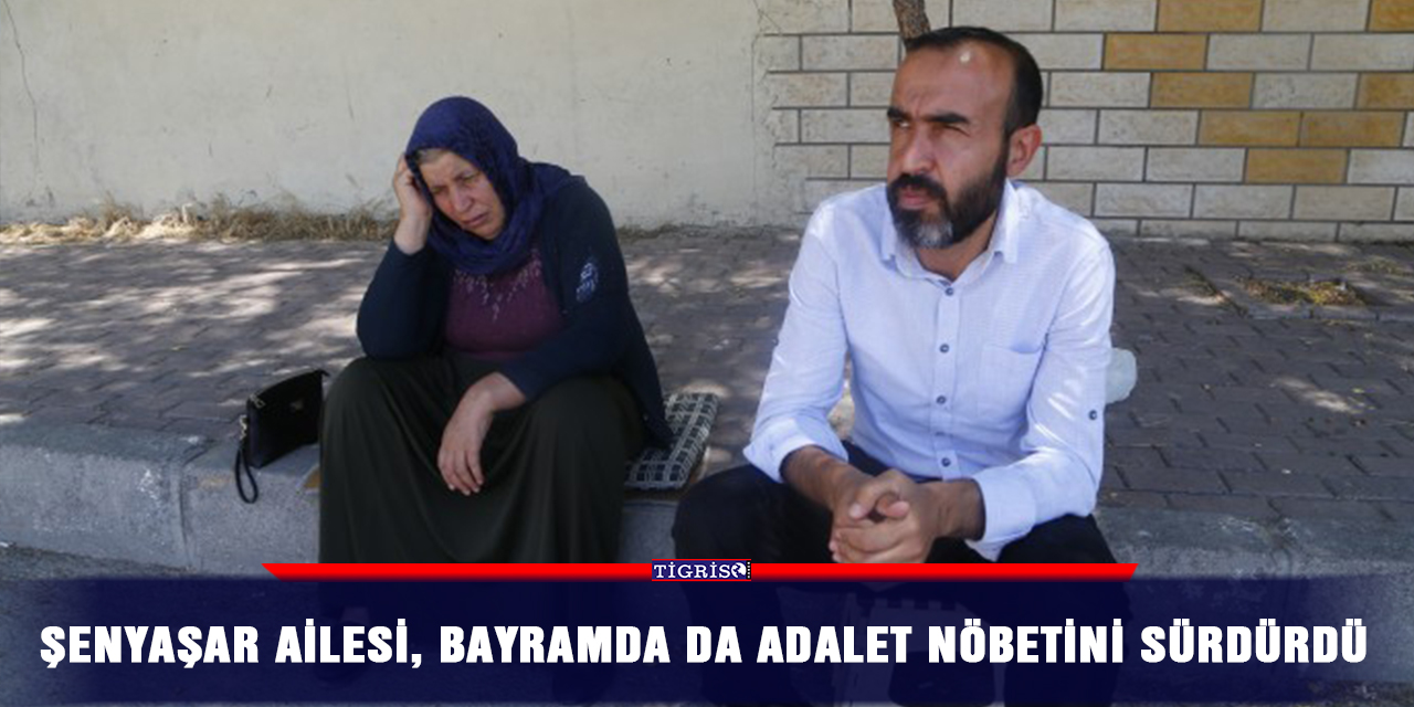 Şenyaşar ailesi, bayramda da adalet nöbetini sürdürdü