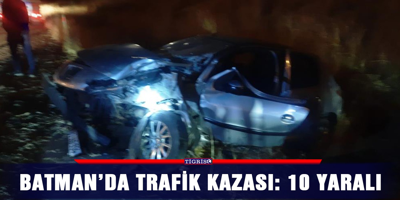 Batman’da trafik kazası: 10 yaralı