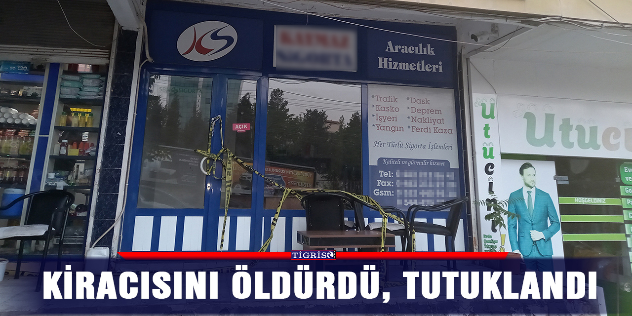 Kiracısını öldürdü, tutuklandı