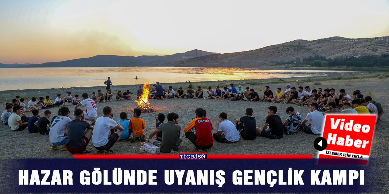 VİDEO - Hazar gölünde Uyanış Gençlik Kampı