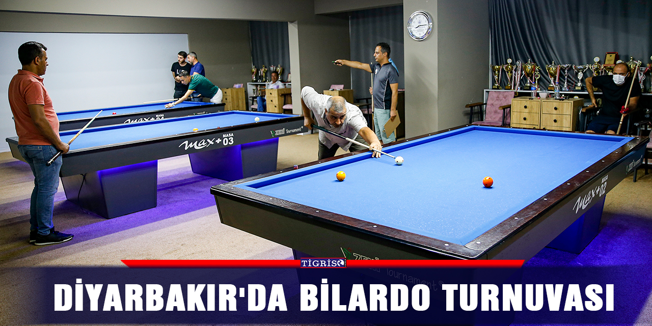 Diyarbakır'da bilardo turnuvası