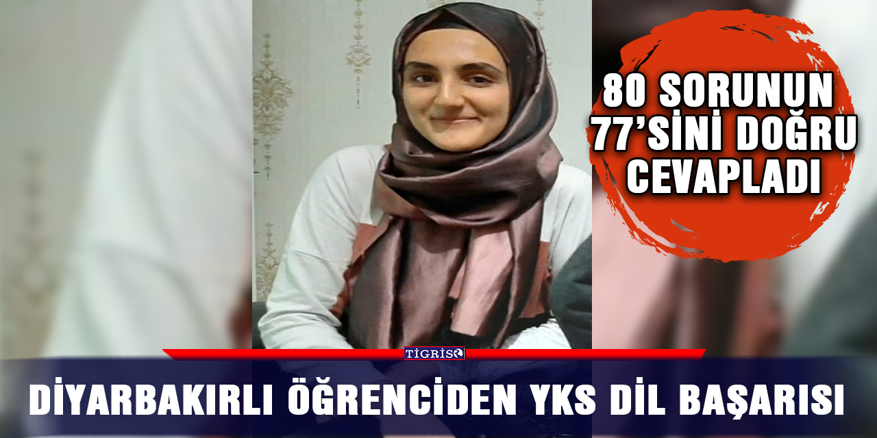 Diyarbakırlı öğrenciden YKS Dil başarısı
