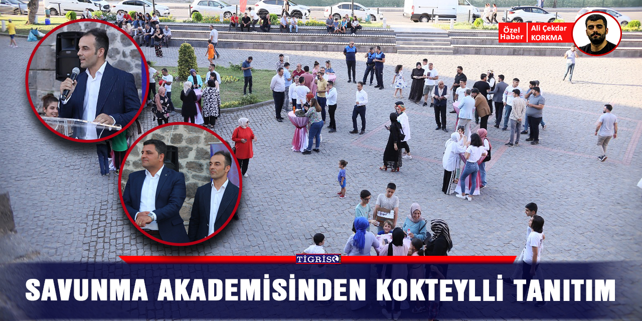 Savunma akademisinden kokteylli tanıtım