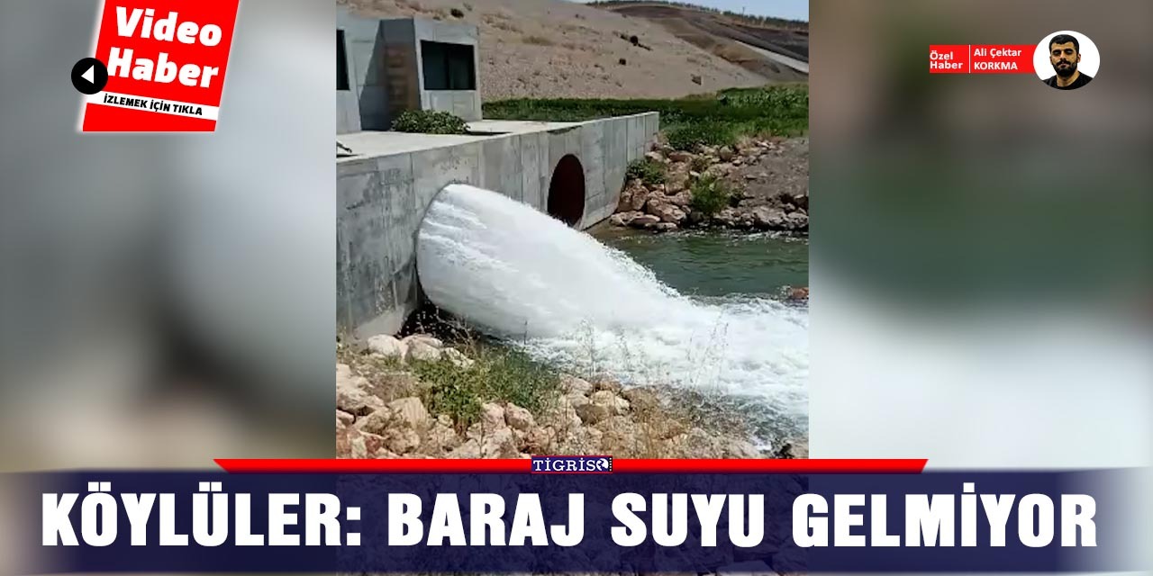 VİDEO - Köylüler: Baraj suyu gelmiyor