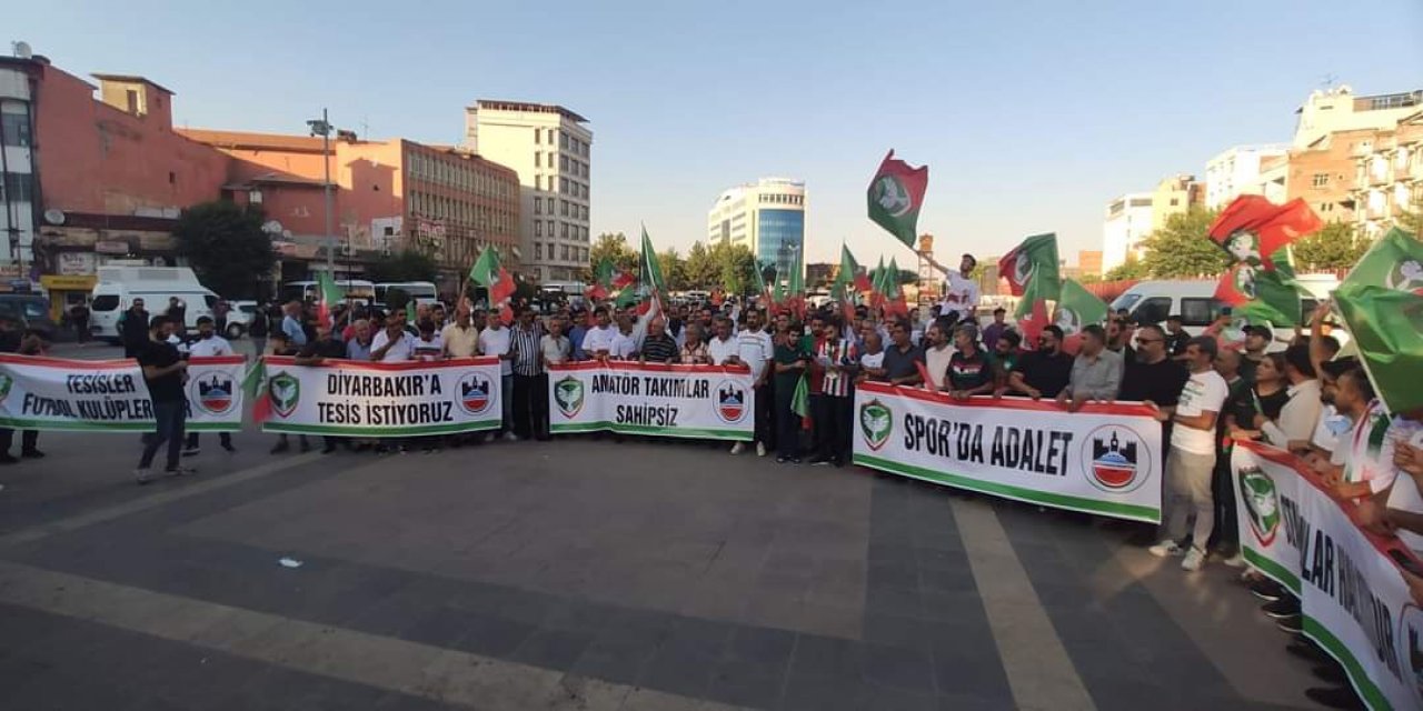 Diyarbakır'da spor camiası ayaklandı