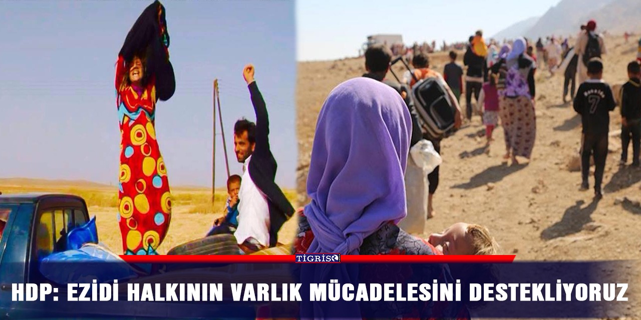 HDP: Ezidi halkının varlık mücadelesini destekliyoruz