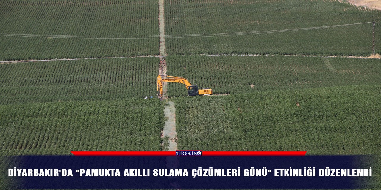 Diyarbakır'da "Pamukta Akıllı Sulama Çözümleri Günü" etkinliği düzenlendi