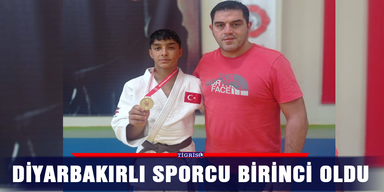 Diyarbakırlı sporcu birinci oldu