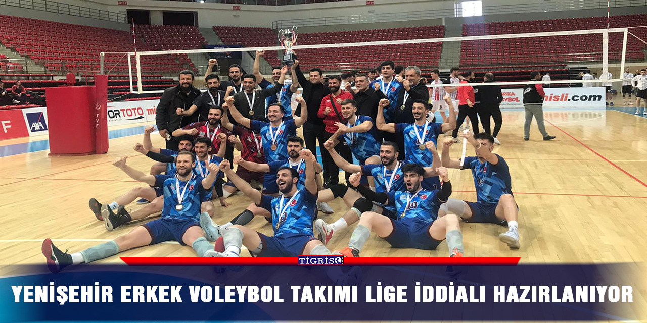 Yenişehir erkek voleybol takımı lige iddialı hazırlanıyor