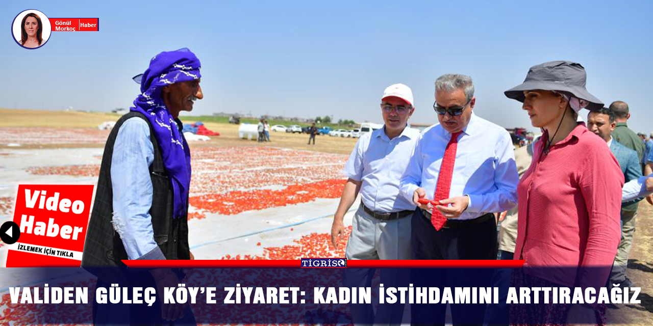 VİDEO- Validen Güleç Köy’e ziyaret: Kadın istihdamını artıracağız