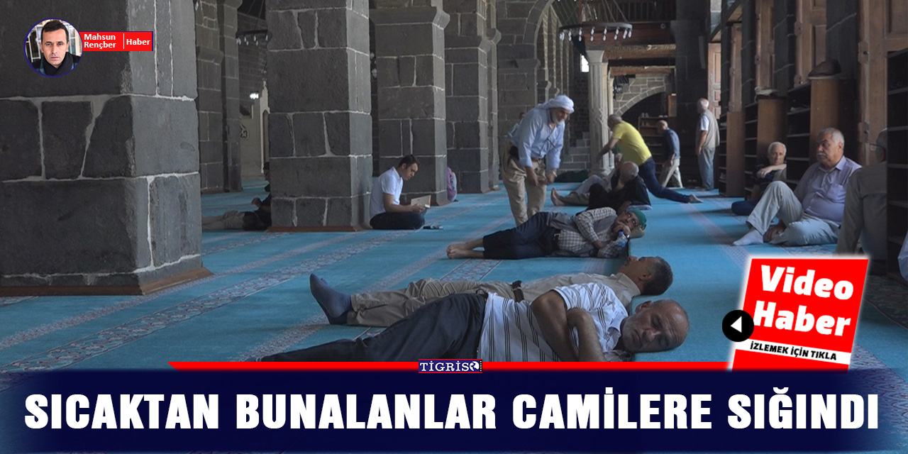 VİDEO - Sıcaktan bunalanlar camilere sığındı