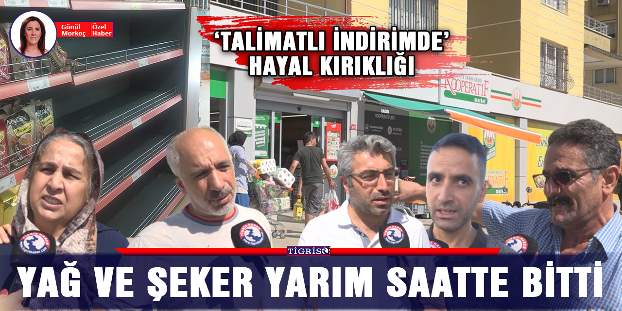 VİDEO- Yağ ve şeker yarım saatte bitti
