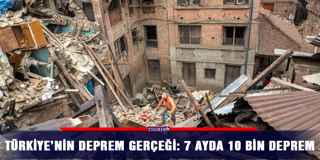 Türkiye’nin deprem gerçeği: 7 ayda 10 bin deprem