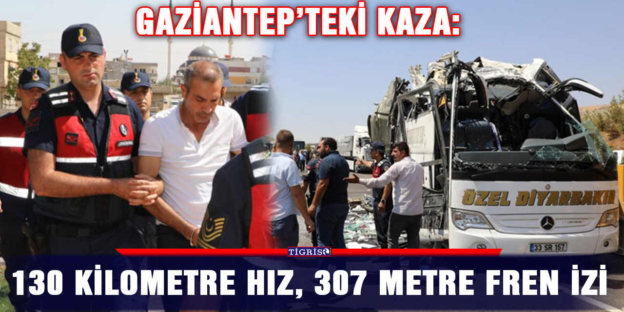 130 kilometre hız, 307 metre fren izi