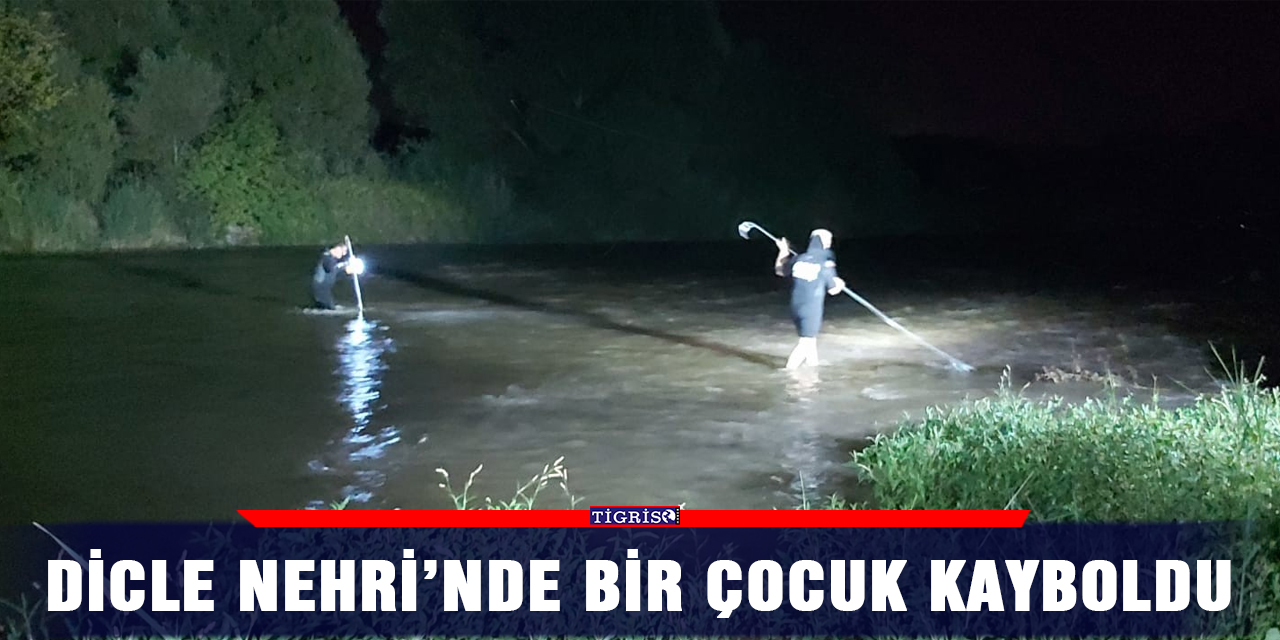 VİDEO - Dicle Nehri’nde bir çocuk kayboldu