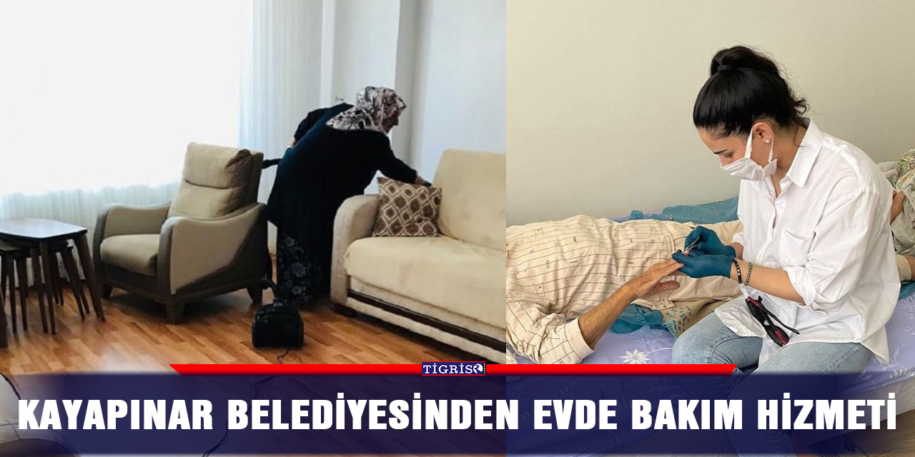 Kayapınar Belediyesinden evde bakım hizmeti