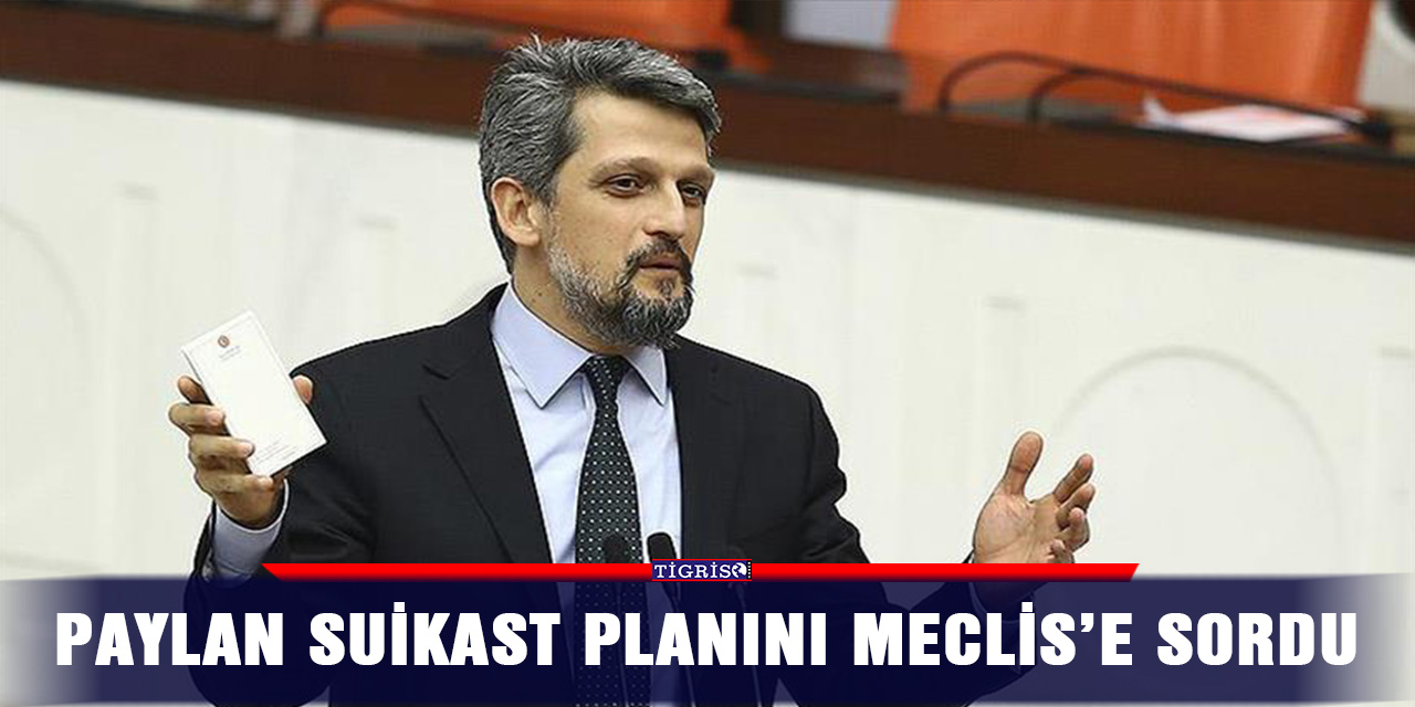 Paylan suikast planını Meclis’e sordu