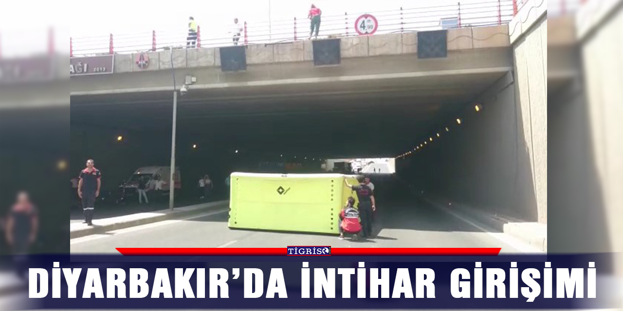 Diyarbakır’da intihar girişimi