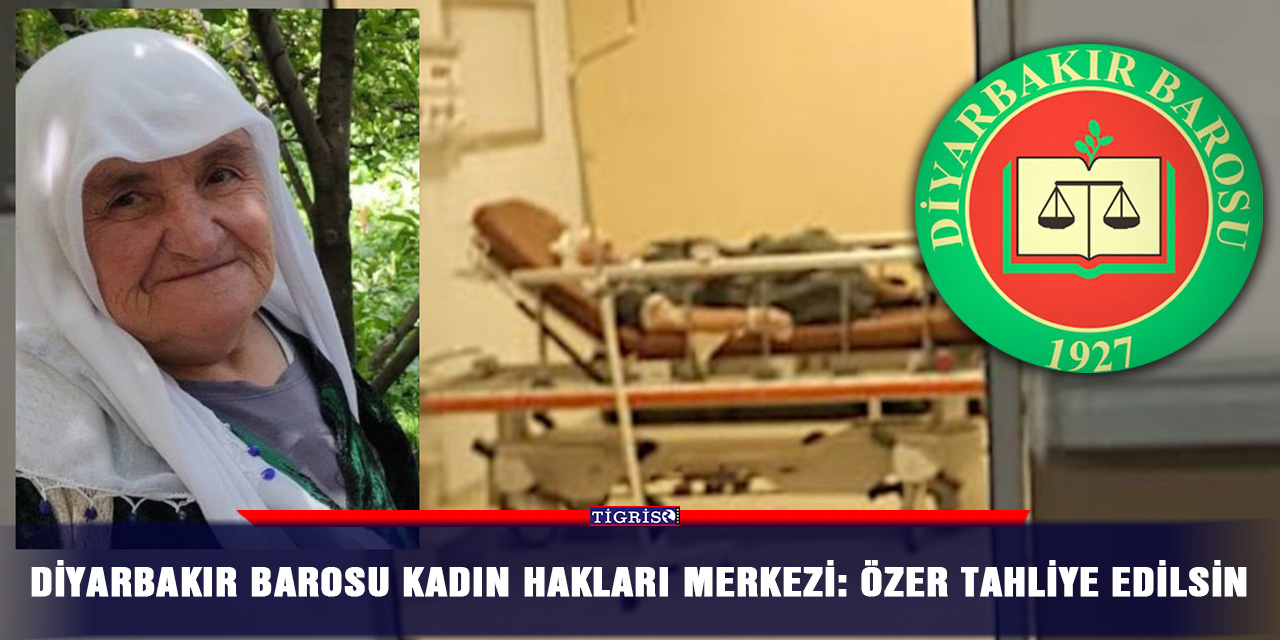 Diyarbakır Barosu Kadın Hakları Merkezi: Özer tahliye edilsin