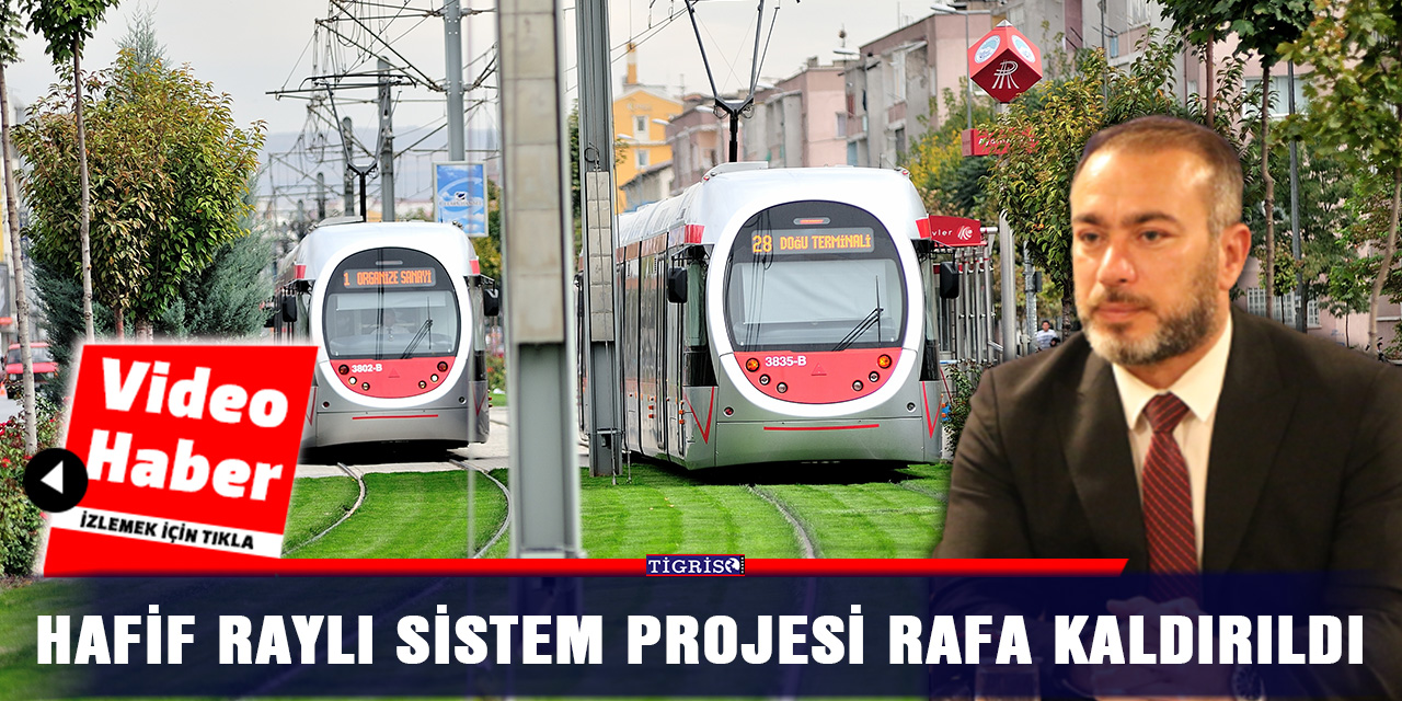 VİDEO - Hafif raylı sistem projesi rafa kaldırıldı