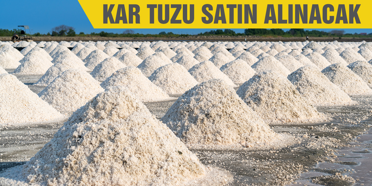 Kar tuzu satın alınacak