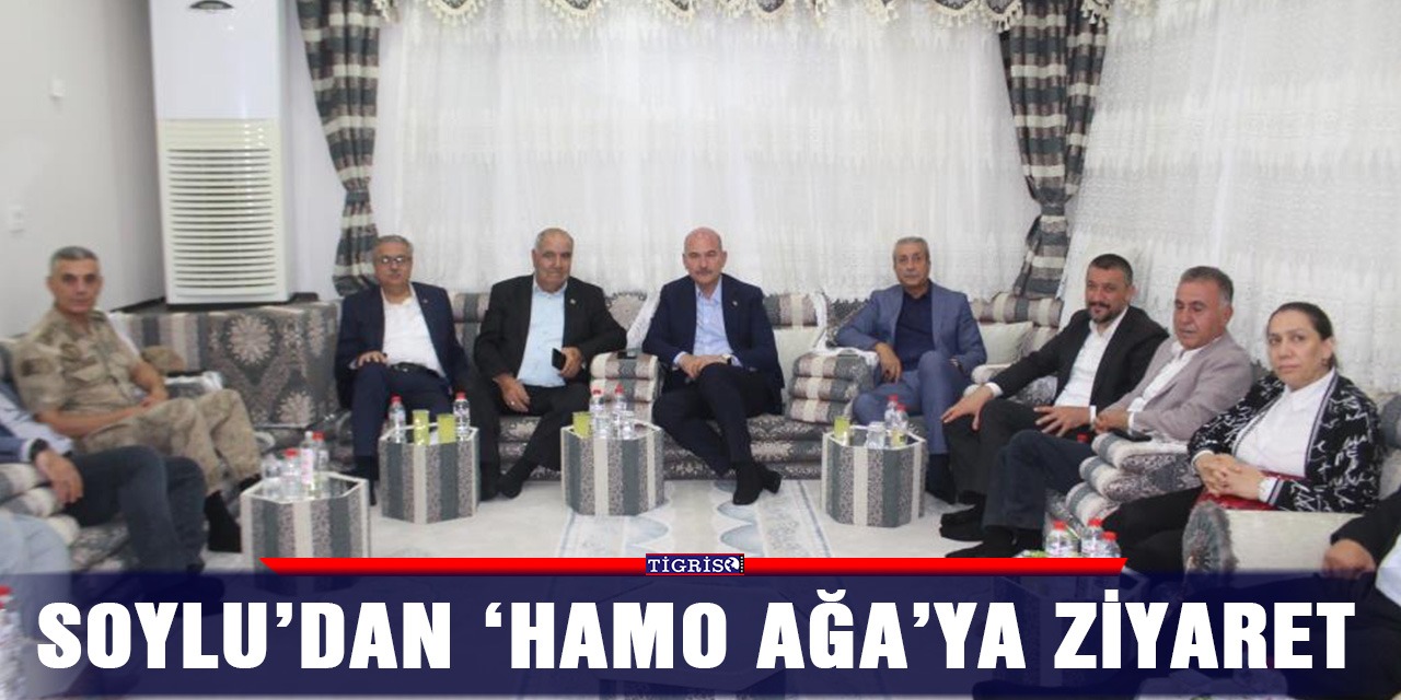 Soylu’dan ‘Hamo Ağa’ya ziyaret