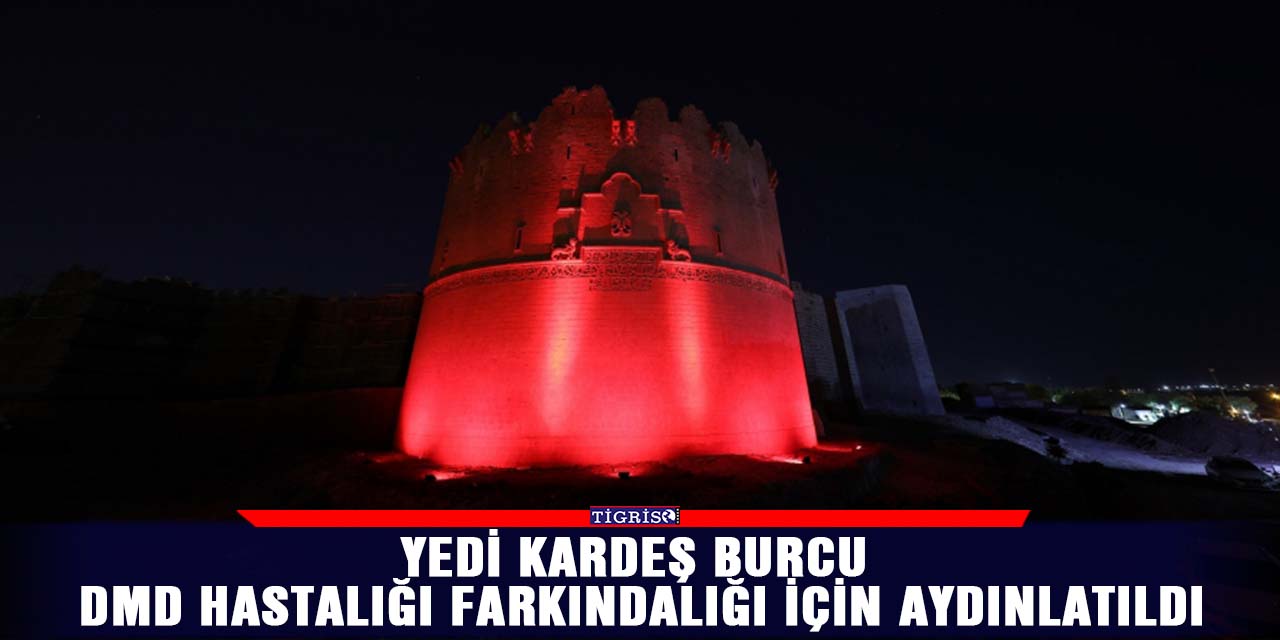 Yedi Kardeş Burcu DMD hastalığı farkındalığı için aydınlatıldı