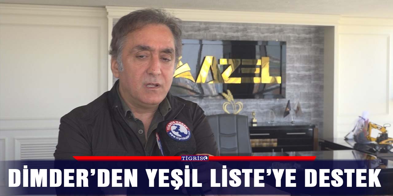 DİMDER’den Yeşil Liste’ye destek