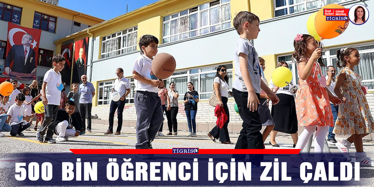 500 bin öğrenci için zil çaldı
