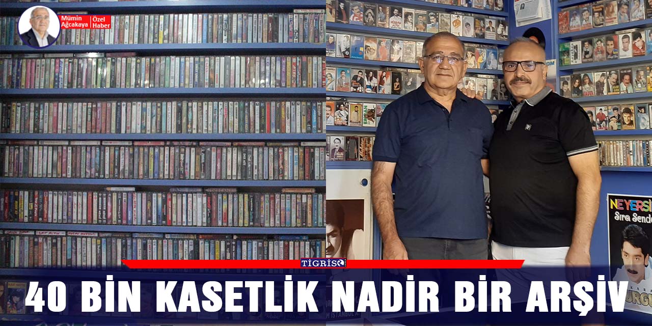 VİDEO - 40 bin kasetlik nadir bir arşiv