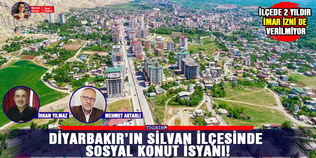 Diyarbakır’ın Silvan ilçesinde sosyal konut isyanı!