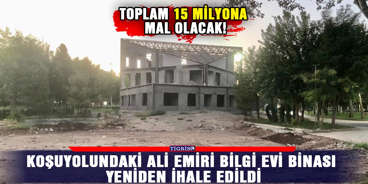Koşuyolundaki Ali Emiri bilgi evi binası yeniden ihale edildi