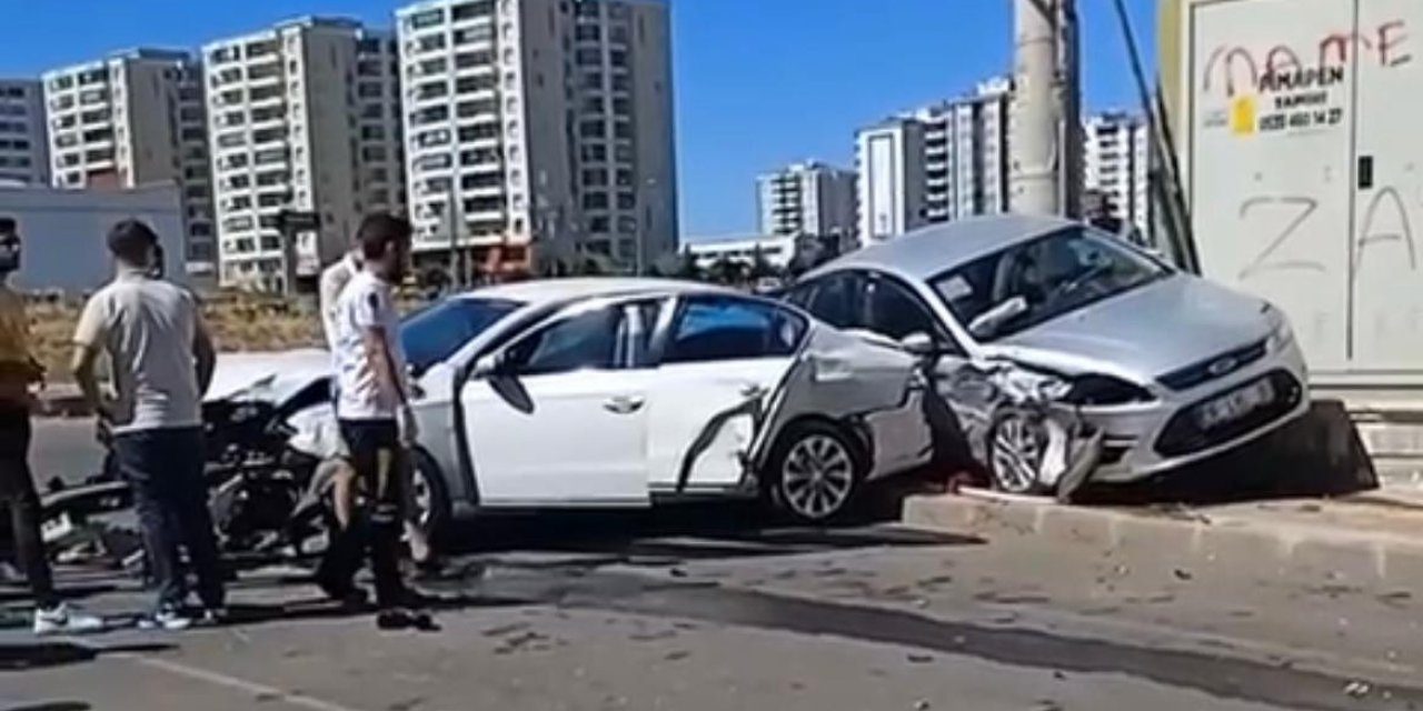 Diyarbakır’da kaza: 2 yaralı
