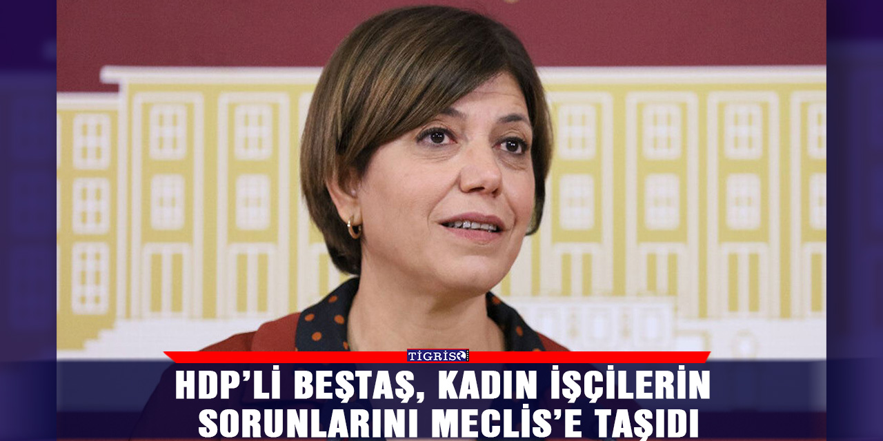 HDP’li Beştaş,  kadın işçilerin sorunlarını Meclis’e taşıdı