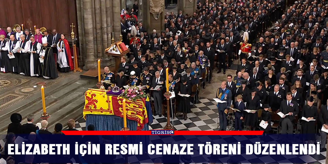 Elizabeth için resmi cenaze töreni düzenlendi