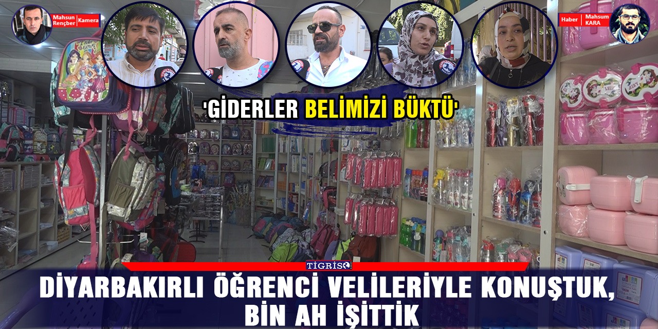 VİDEO - Diyarbakırlı öğrenci velileri: 'Giderler belimizi büktü'