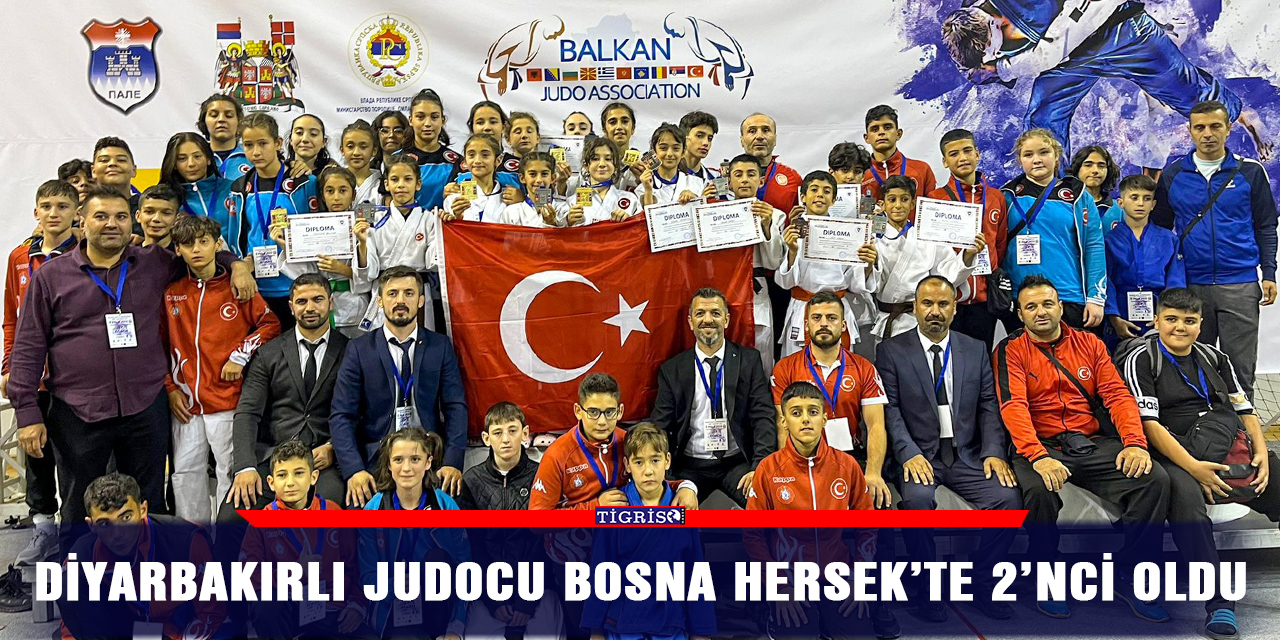 Diyarbakırlı Judocu Bosna Hersek’te 2’nci oldu