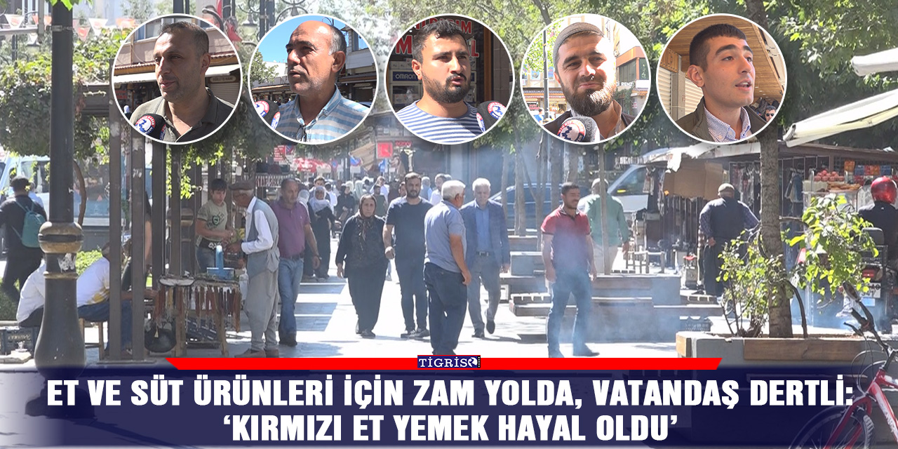 VİDEO - Et ve süt ürünleri için zam yolda, vatandaş dertli: 'Kırmızı et yemek hayal oldu'