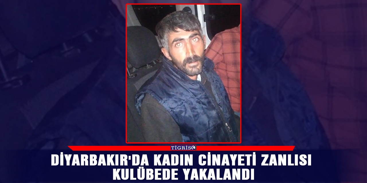 Diyarbakır'da kadın cinayeti zanlısı tutuklandı