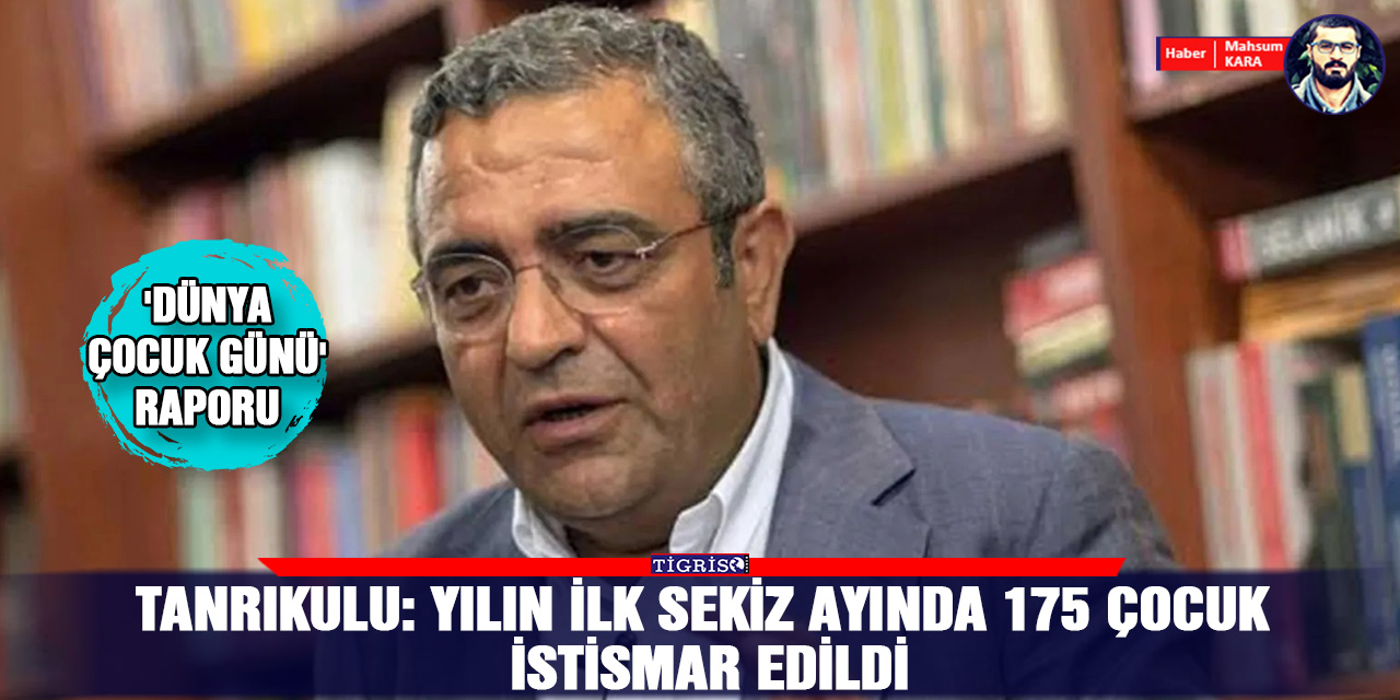 Tanrıkulu: Yılın ilk sekiz ayında 175 çocuk istismar edildi
