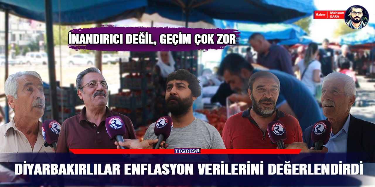 VİDEO - Diyarbakırlılar enflasyon verilerini değerlendirdi: İnandırıcı değil, geçim çok zor