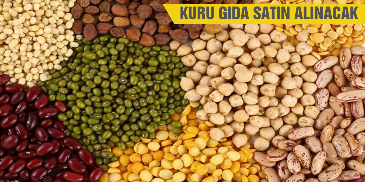 Kuru gıda satın alınacak