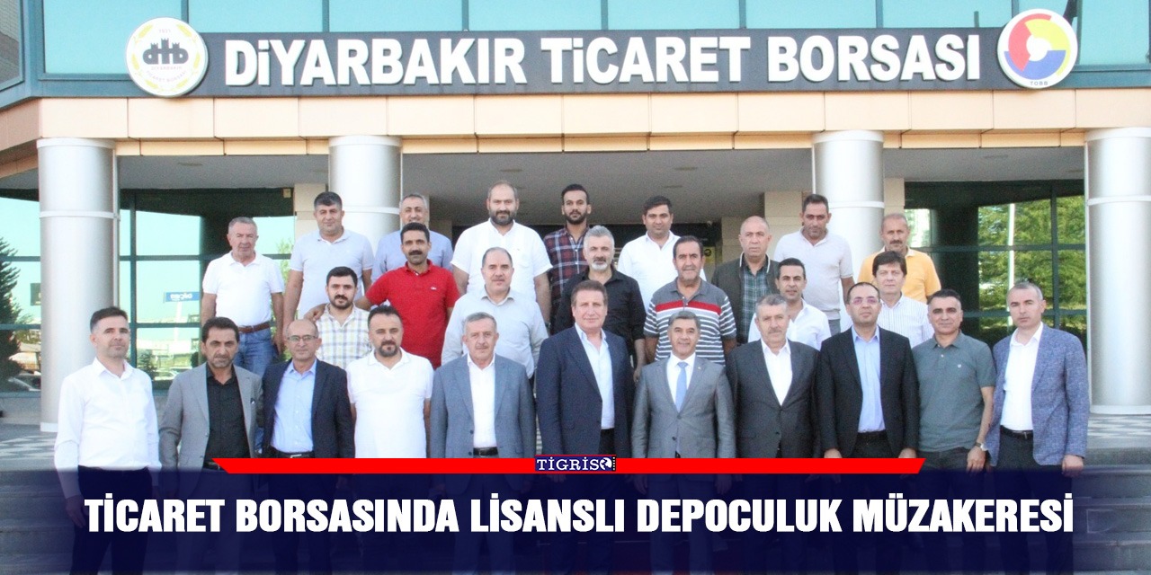 Ticaret Borsasında lisanslı depoculuk müzakeresi