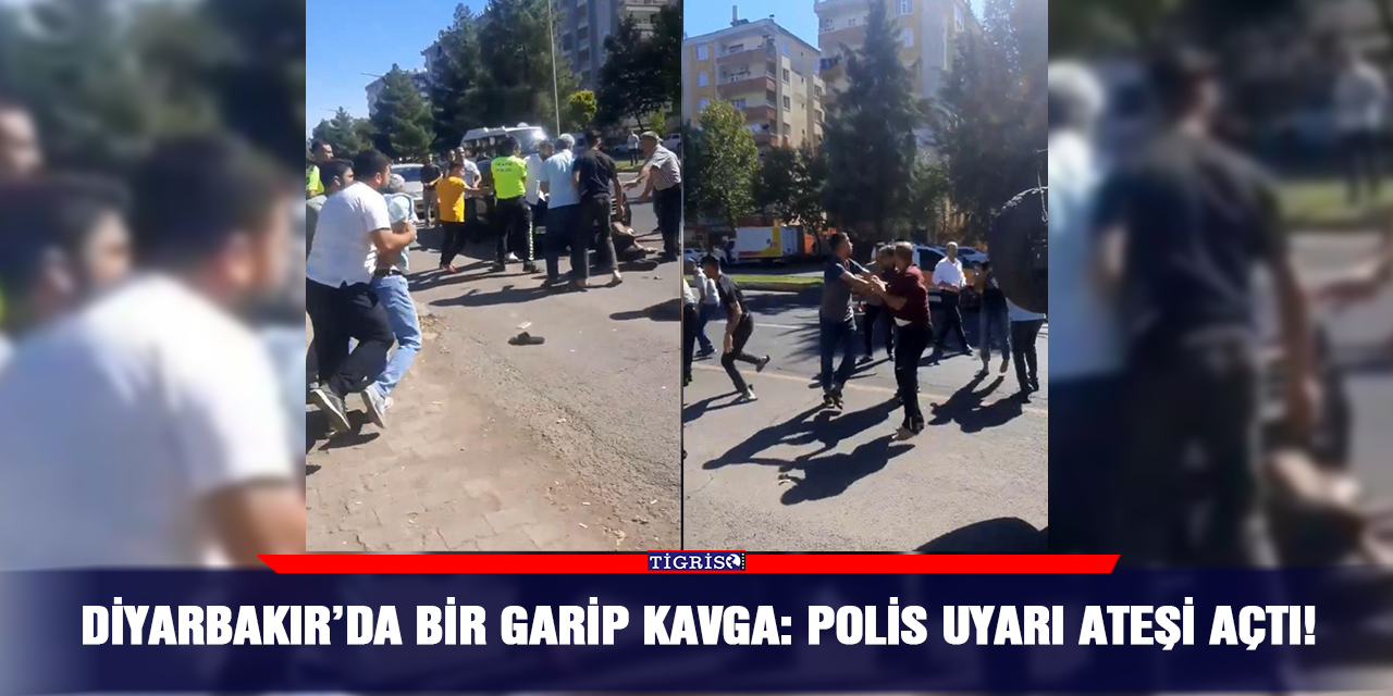 Diyarbakır’da bir garip kavga: Polis uyarı ateşi açtı!